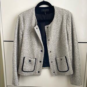 Rag& bone size 6, Tweed Button-Up Jacket